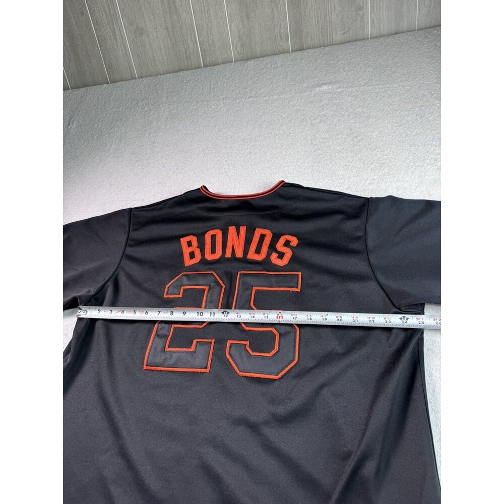 Majestic Barry Bonds #25 San Francisco Giants MLB Baseball Jersey Men's XXL - Picture 4 of 10